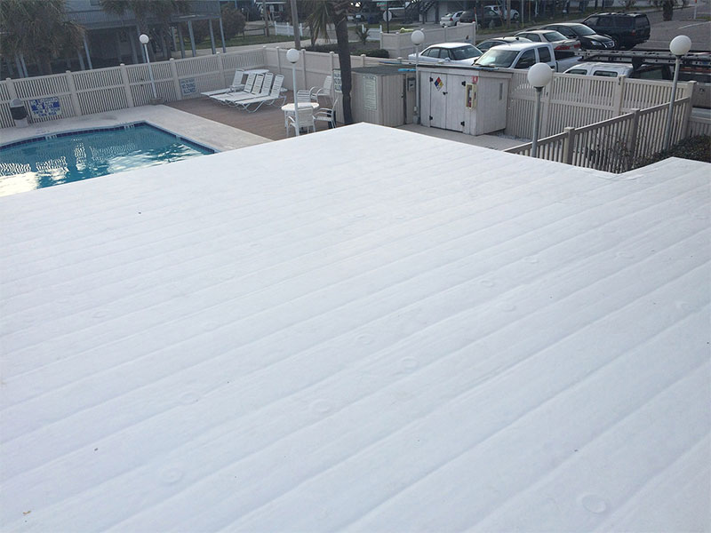 A TPO roofing system, 2