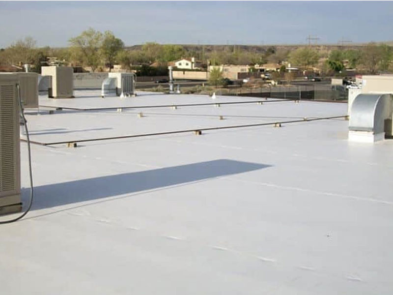 A TPO roofing system