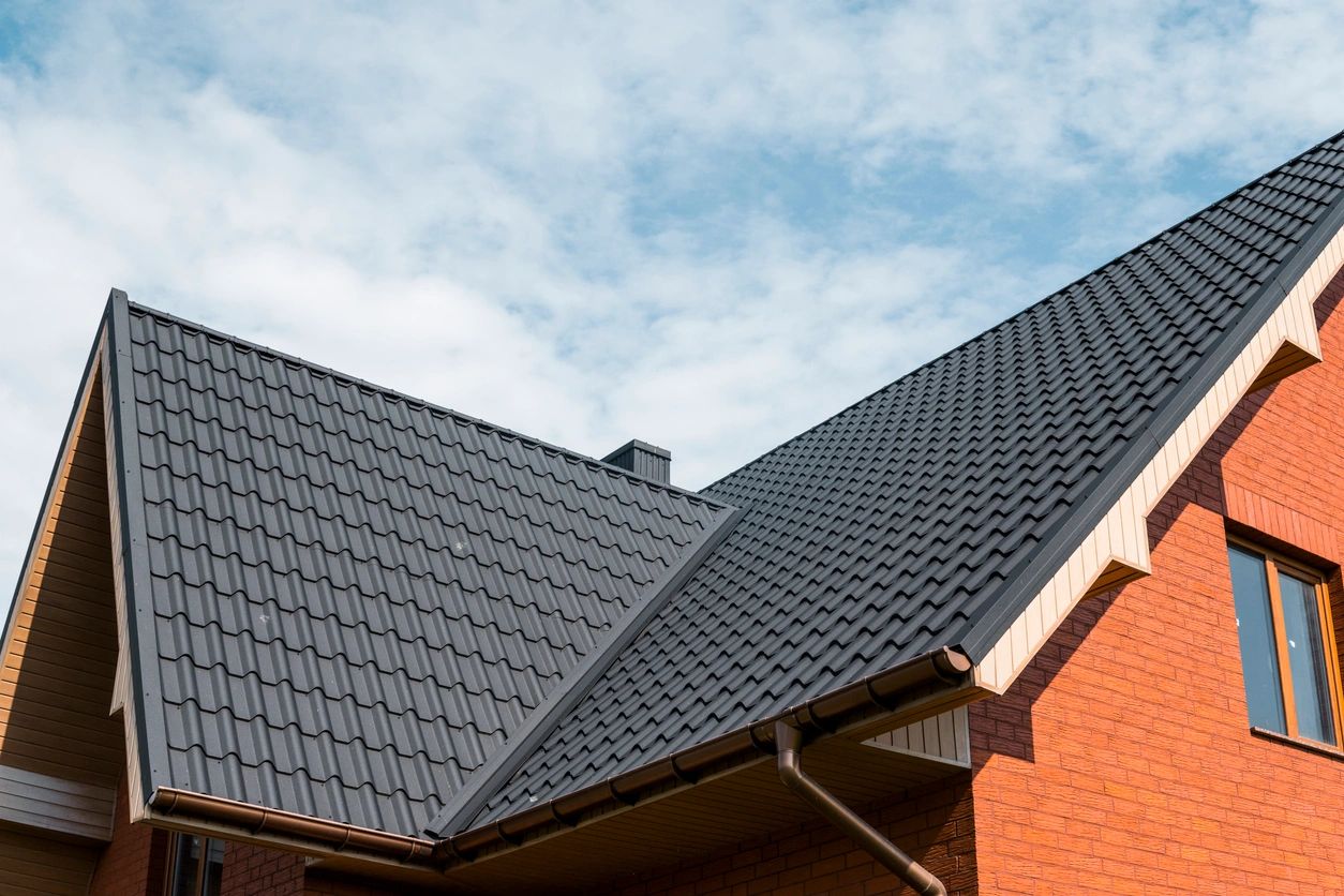Beautiful roofing project of a big house